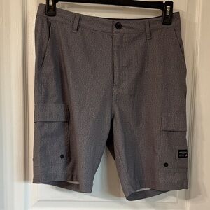 Ocean Current Dark Gray Cargo Shorts